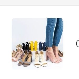 Chic Ankle Strap Heels size 9